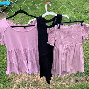 Lot of 3 Torrid tops